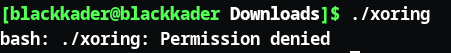 Screenshot: Let's try to run it