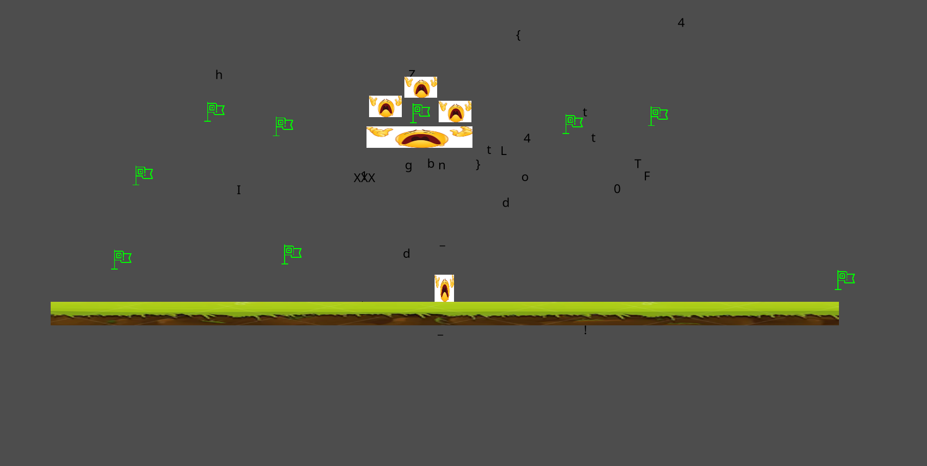 Screenshot: I can't jump enough come on ! , also when playing on full screen i could see more of the platform