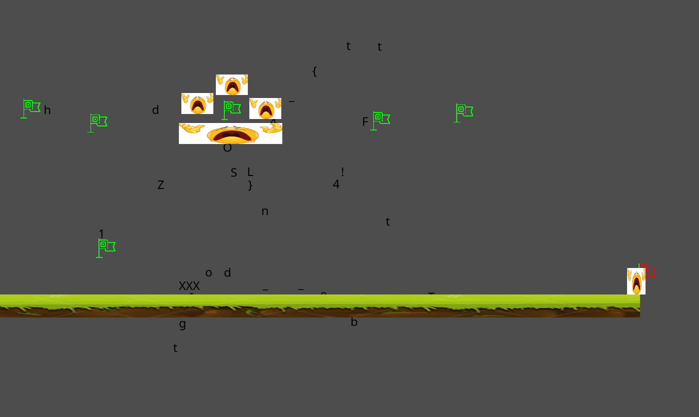 Screenshot: Let's try reaching the flag on right